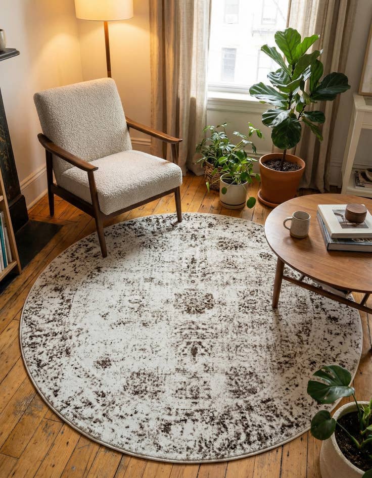 Detail image of 6' 1 x 6' 1 Monaco Round Rug