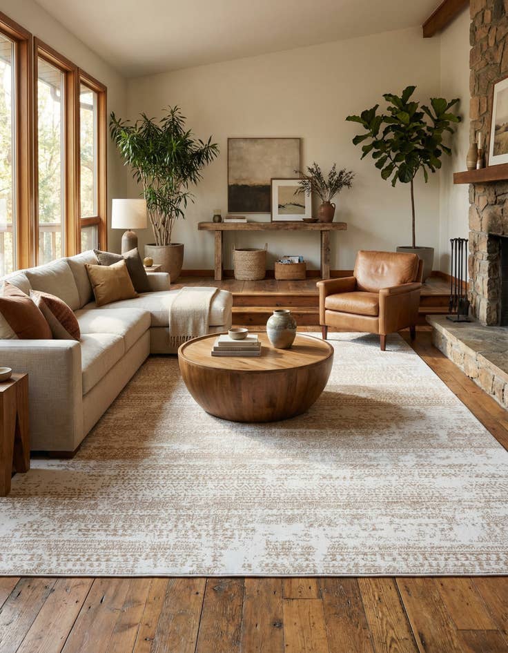 Detail image of 10' 8 x 14' Hermitage Rug