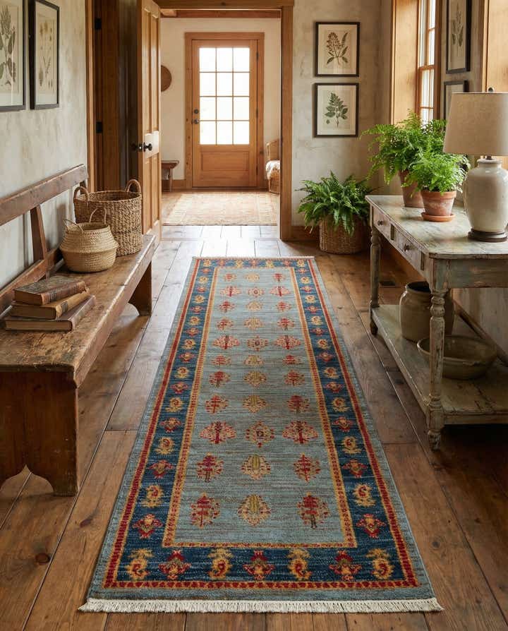 2' 7 x 10' Kashkuli Gabbeh Runner Rug