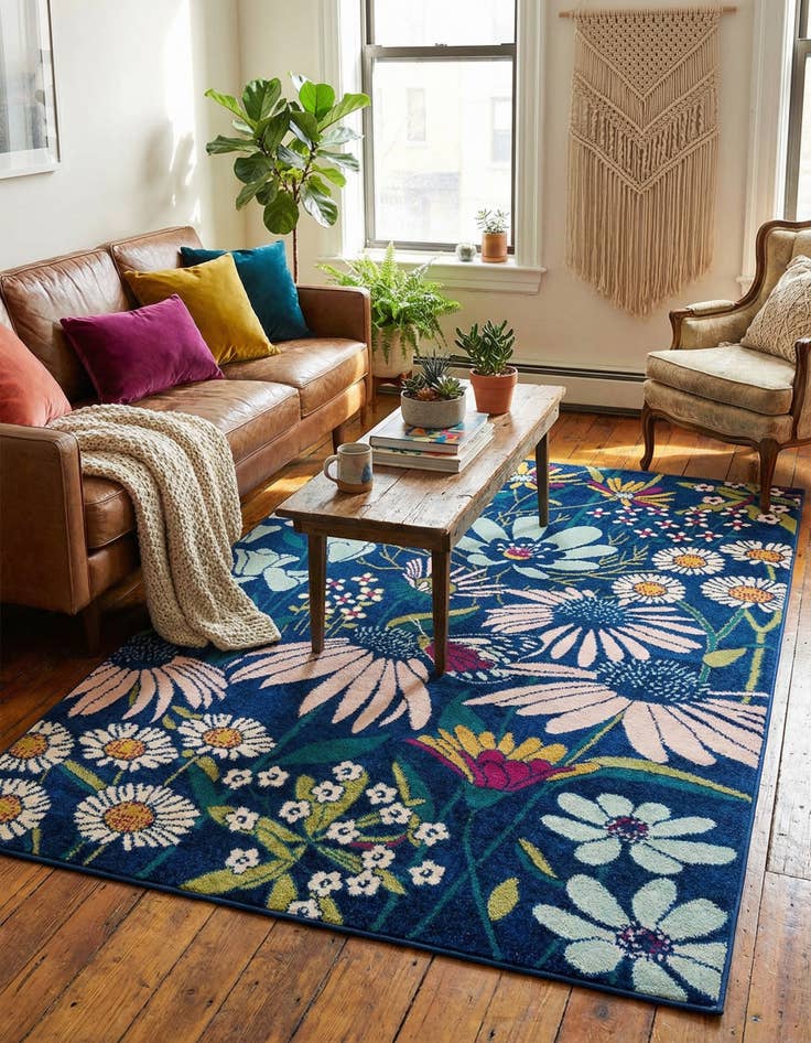 Detail image of 5' 3 x 8' Bloom Rug
