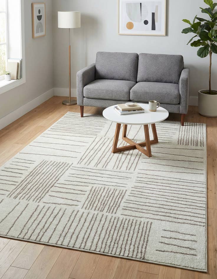 Detail image of 5' 3 x 7' Hanahan Rug