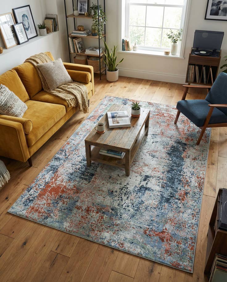 Detail image of 6' x 9' Kamala Washable Rug