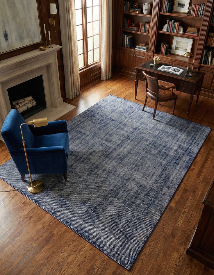 Detail image of 9' x 12'  Hand Woven Jill Zarin English Manor Farmhouse Wool Rug