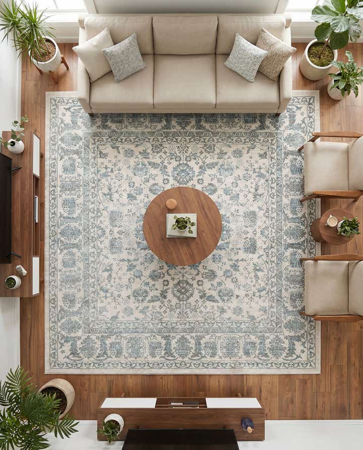 7' 10 x 7' 10 Uptown Central Park Square Rug