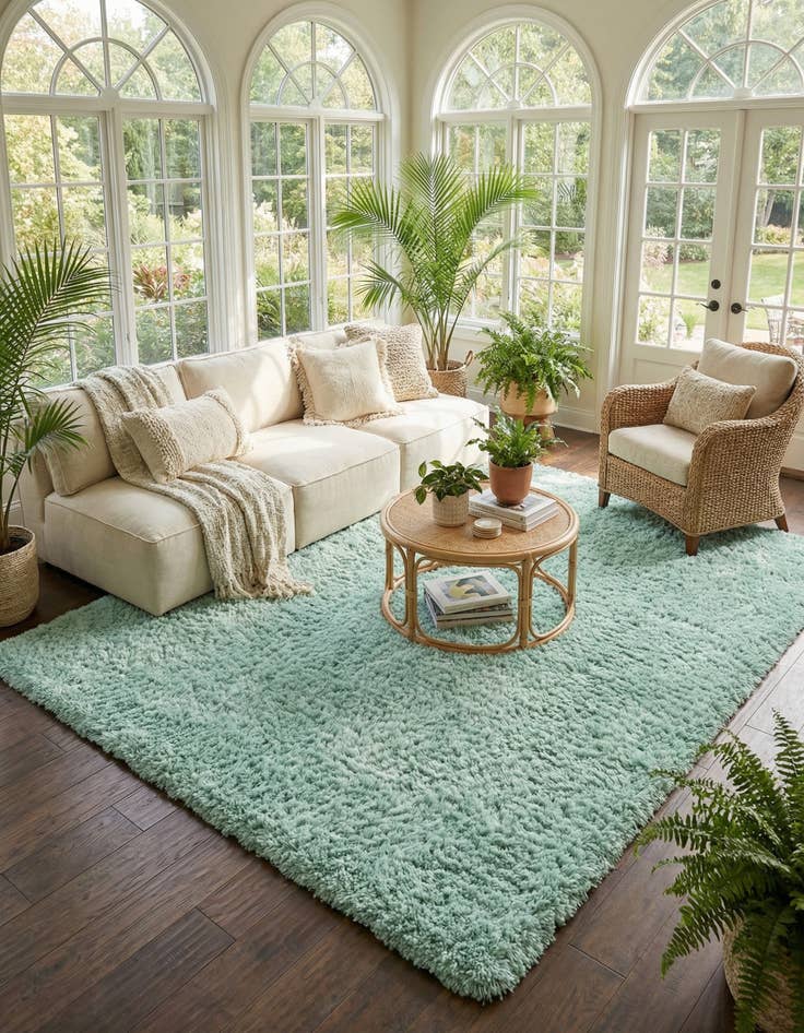 Detail image of  9' x 12' Infinity Shag Rug