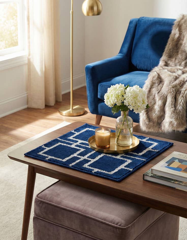 Detail image of 1' 4 x 1' 4 Marilyn Monroe&trade; Glam Deco Sample Rug