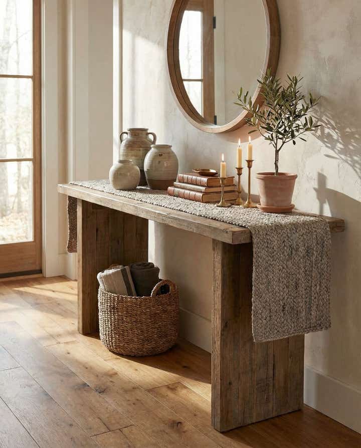 1' 2 x 8' Handmade Braided Jute Table Runner Rug