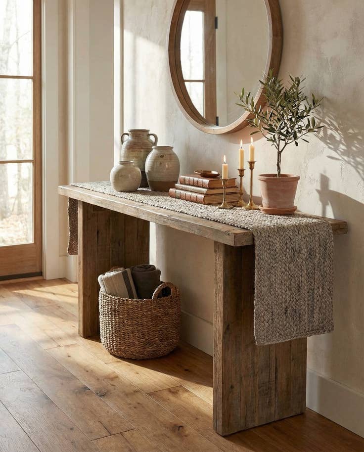 Detail image of 1' 2 x 8' Handmade Braided Jute Table Runner Rug