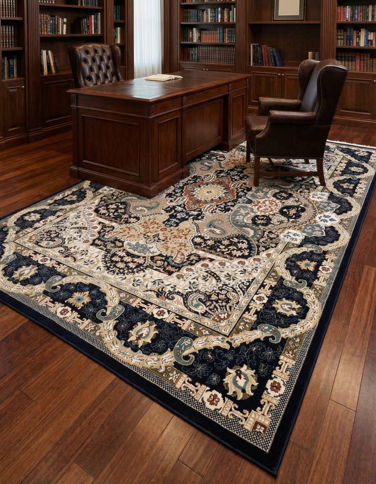 Detail image of 10' x 14' 1 Nain Design Rug