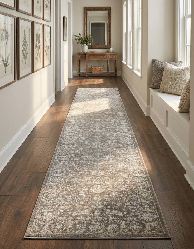 Detail image of Jill Zarin 2' 7 x 14' Uptown Central Park Runner Rug