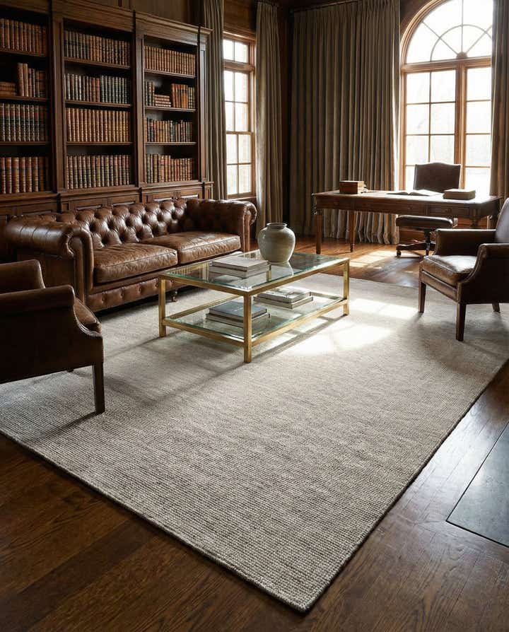 6' 1 x 9' Hand Woven Jill Zarin English Manor Farmhouse Wool Rug