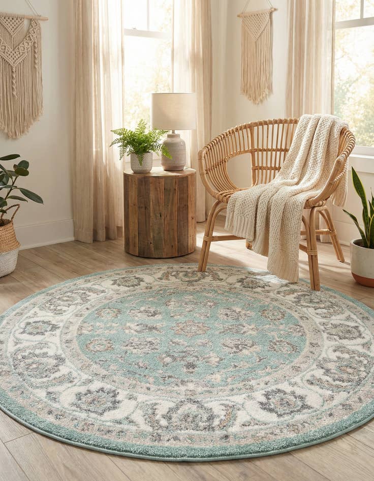 Detail image of 5' x 5' Aurelia Round Rug