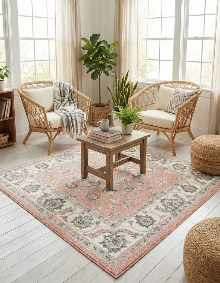 Detail image of 6' x 6' Aurelia Square Rug