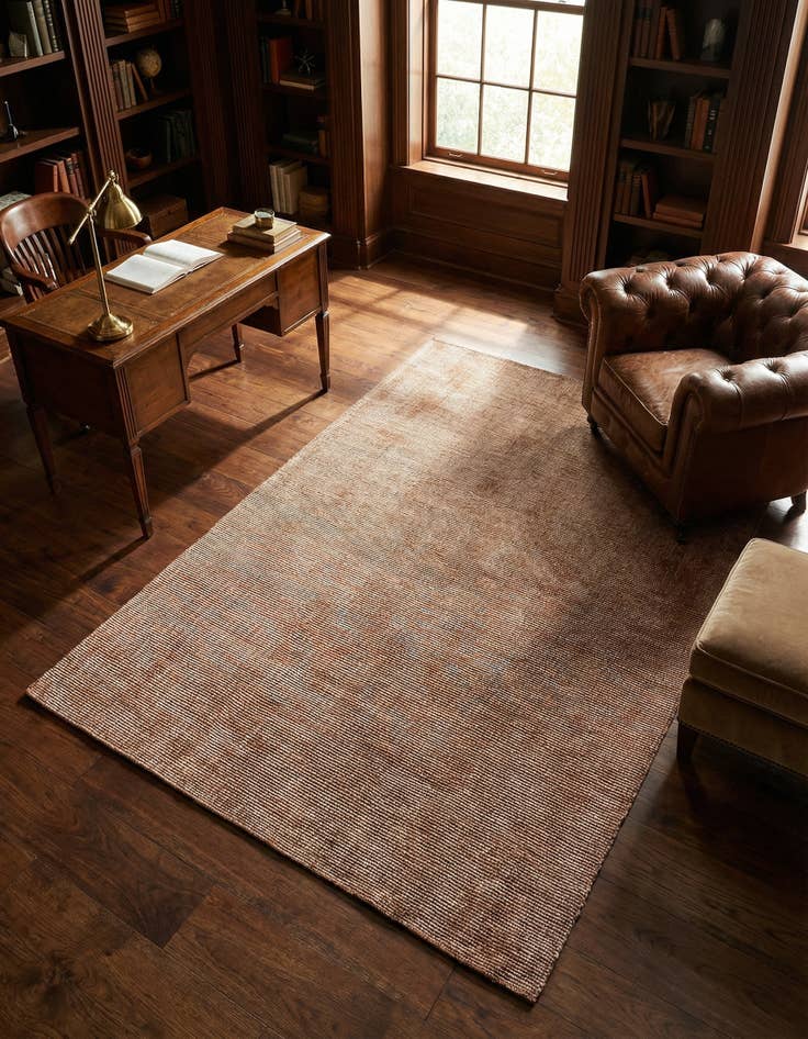 Detail image of 6' 1 x 9'  Hand Woven Jill Zarin English Manor Wool Rug