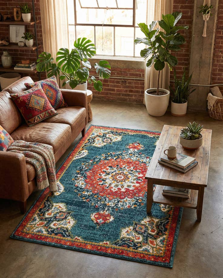 Detail image of 5' 3 x 8' Madeline Rug