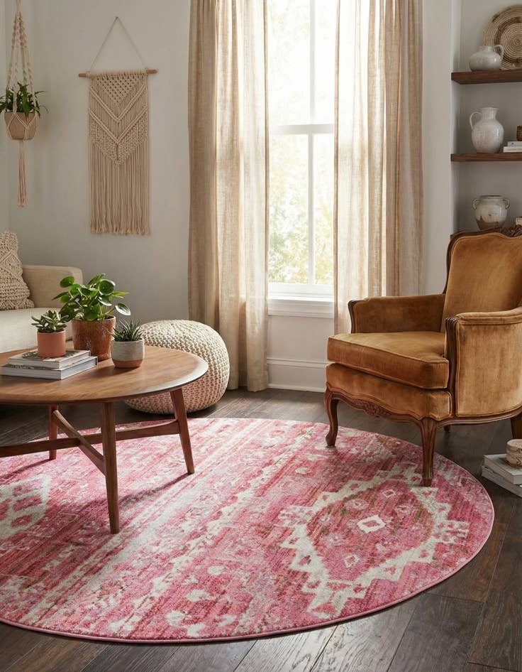 Detail image of 5' x 5' Madrid Round Rug