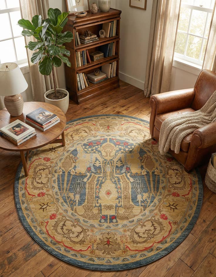 Detail image of 6' x 6' Sara Round Rug