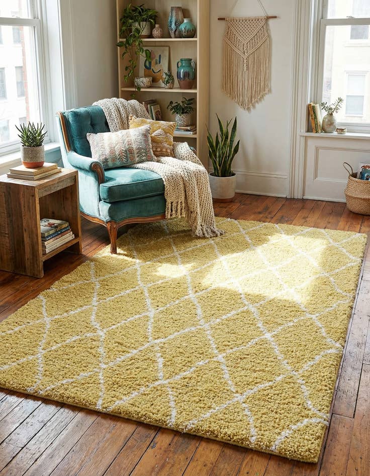 Detail image of 4' x 6' Marrakesh Shag Rug