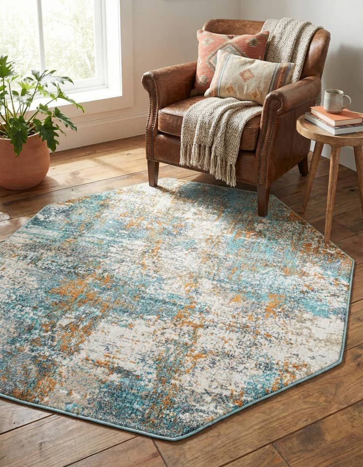 Detail image of 4' x 4' Paragon Octagon Rug