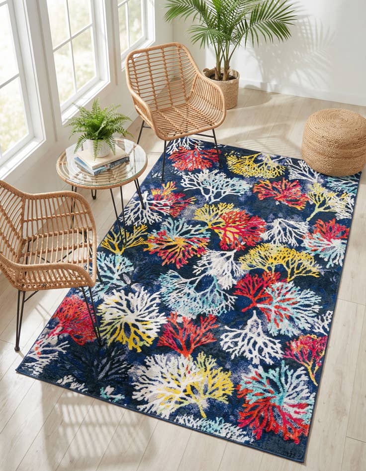 Detail image of 5' 3 x 8' Ariel Rug