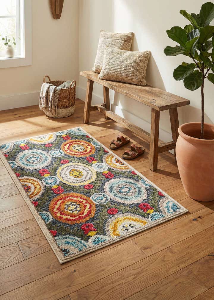 2' x 3' Easy-Clean Casablanca Indoor / Outdoor Rug
