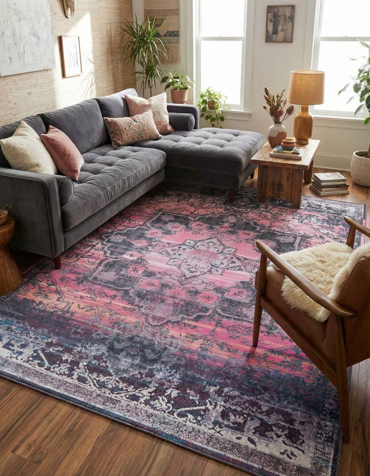 Detail image of 10' 6 x 13' Washable Renaissance Rug