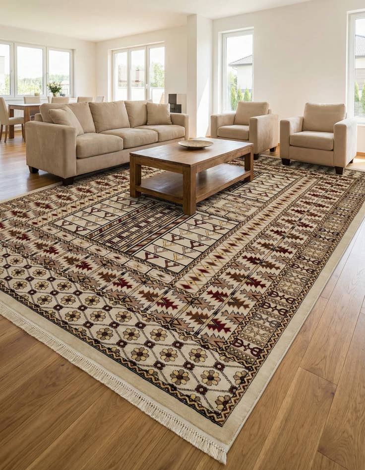 Detail image of  10' x 14' Bokhara Rug