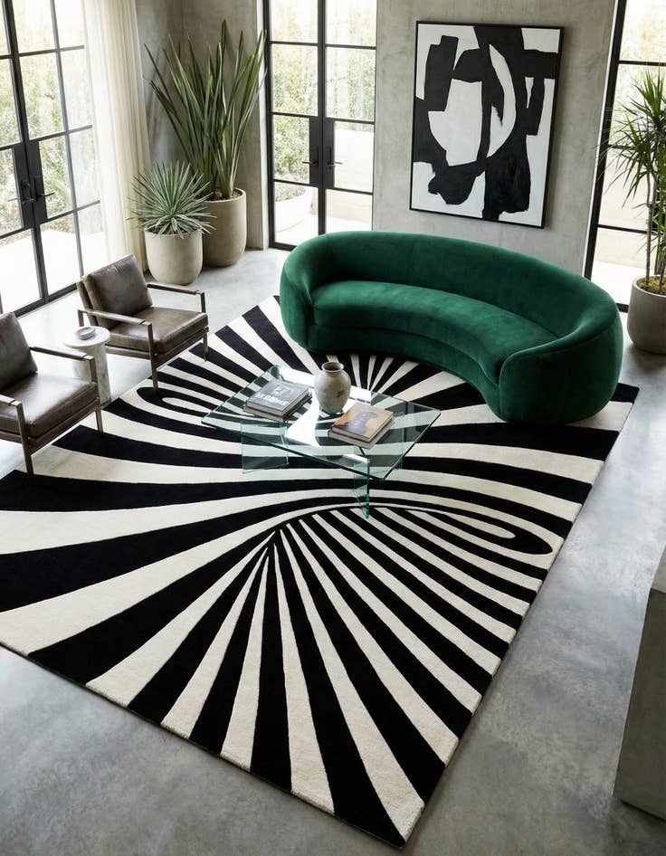 Detail image of  10' x 14' 1 Vortex Wool Rug