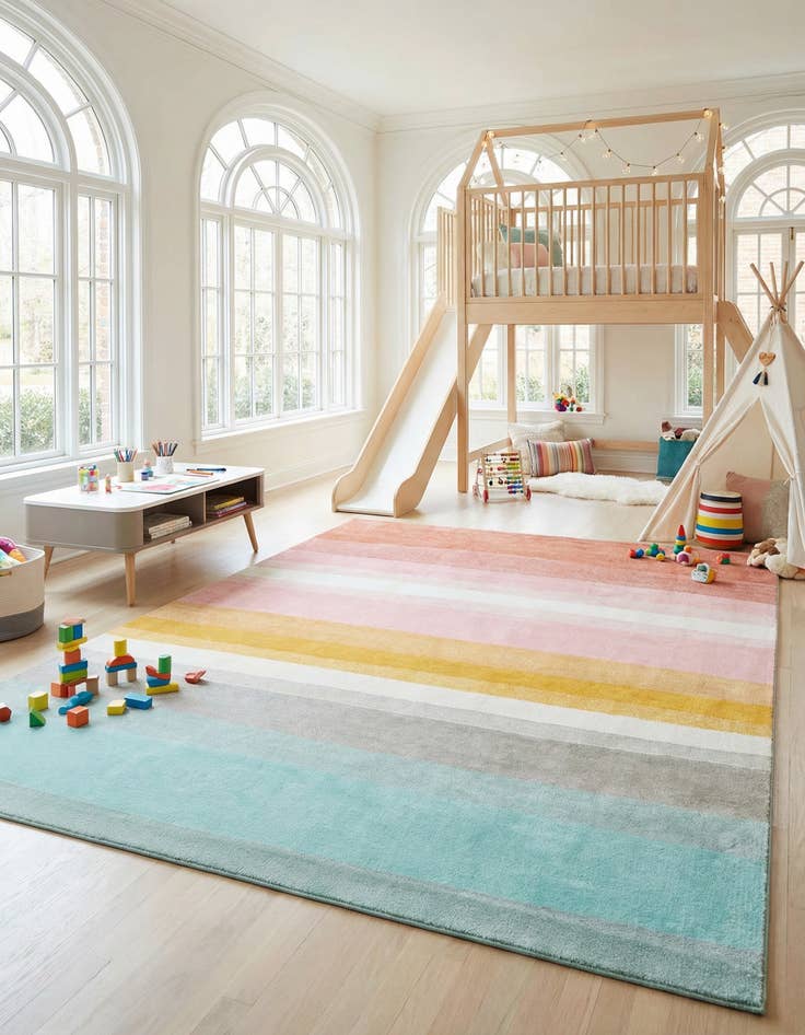 Detail image of 10' x 13' Whimsy Kids Rug