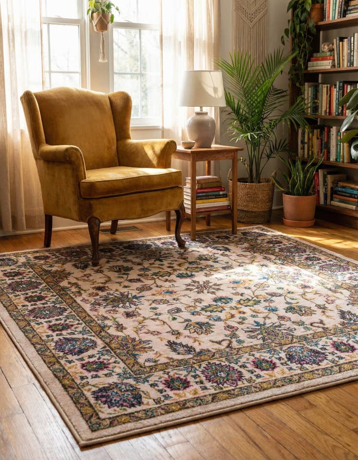 Detail image of 5' 3 x 5' 3 Medina Square Rug