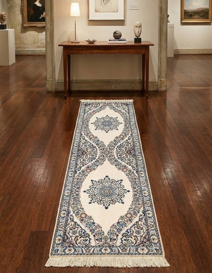 Detail image of 1' 7 x 5' 5 Hand Knotted Nain Rug