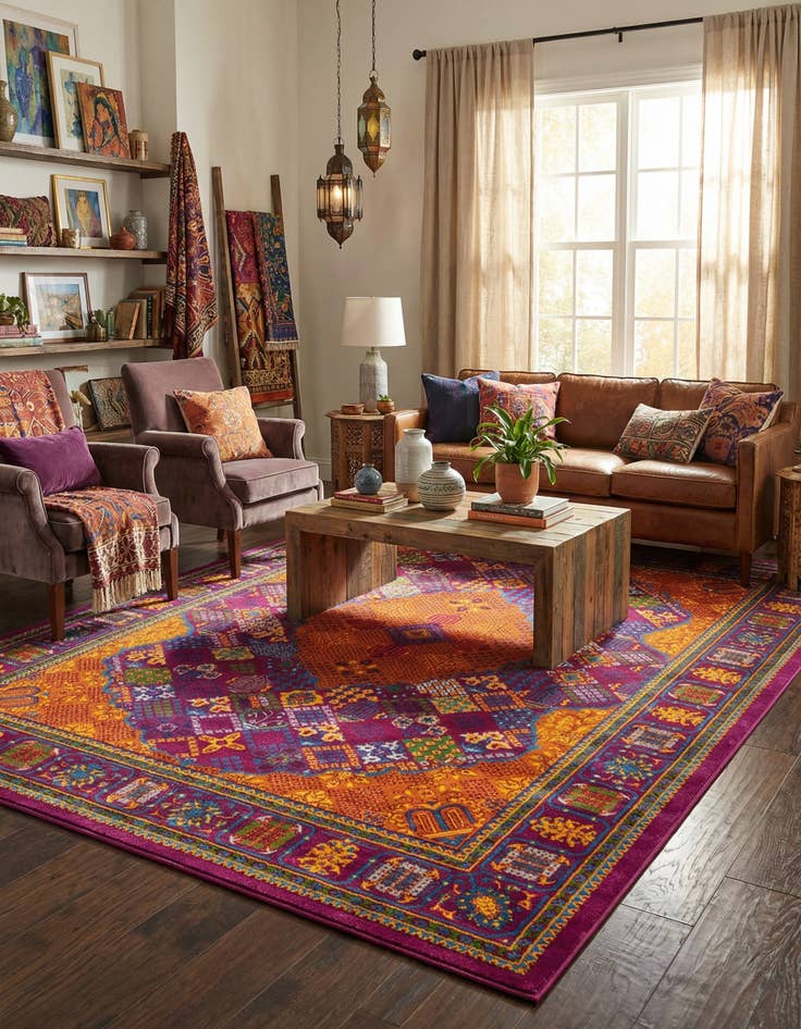 Detail image of 7' 10 x 10' Calypso Rug