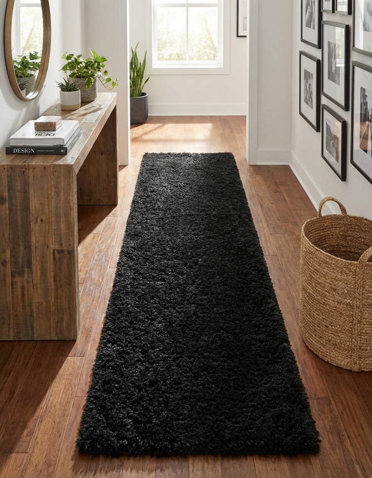 Detail image of 2' 7 x 13' Infinity Shag Runner Rug