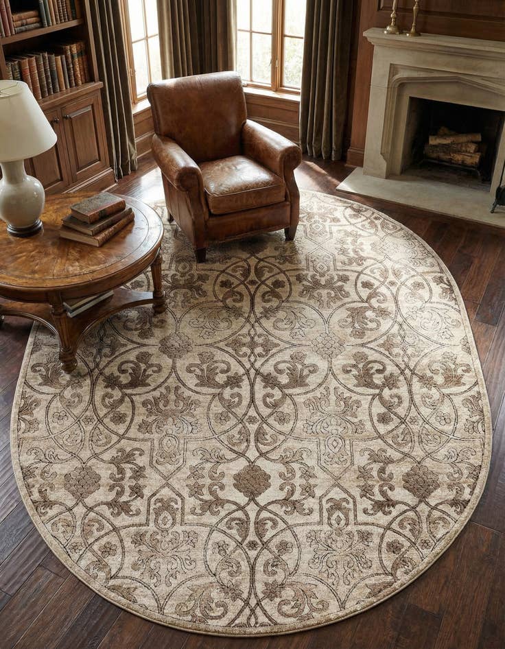 Detail image of 7' 10 x 10' Nepal Oval Rug