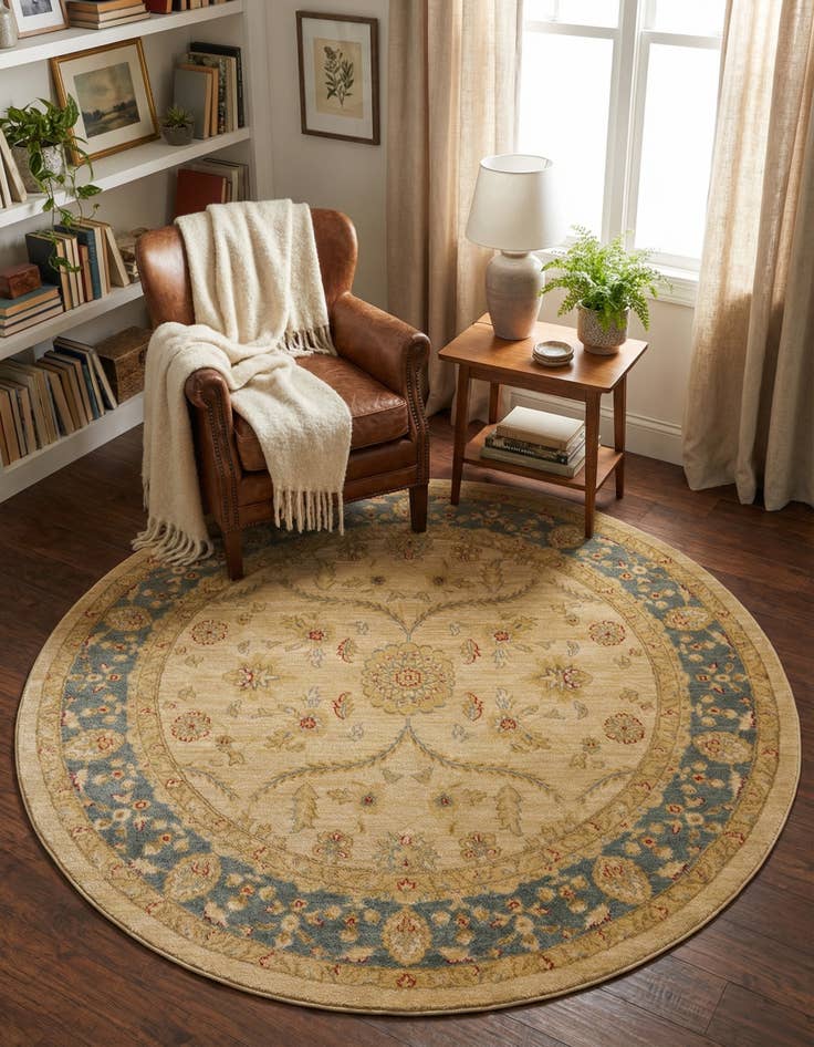 Detail image of 6' x 6' Kensington Round Rug