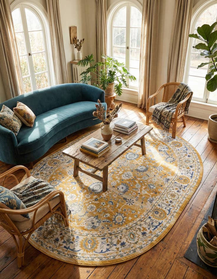 Detail image of 8' x 10' Whitney Oval Rug