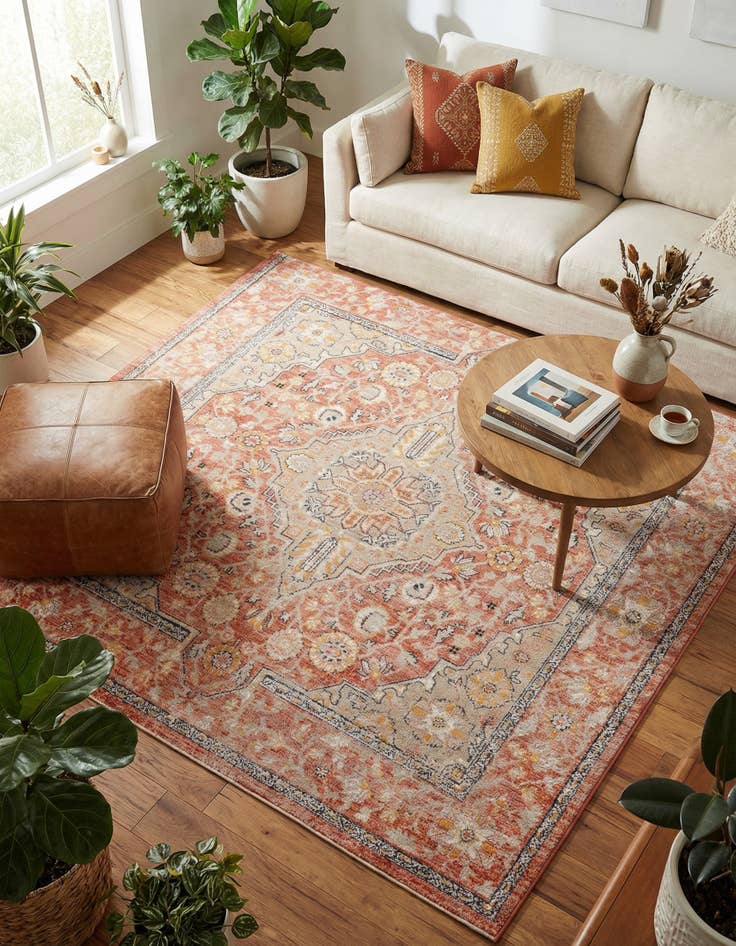 Detail image of 7' 10 x 7' 10 Lola Square Rug