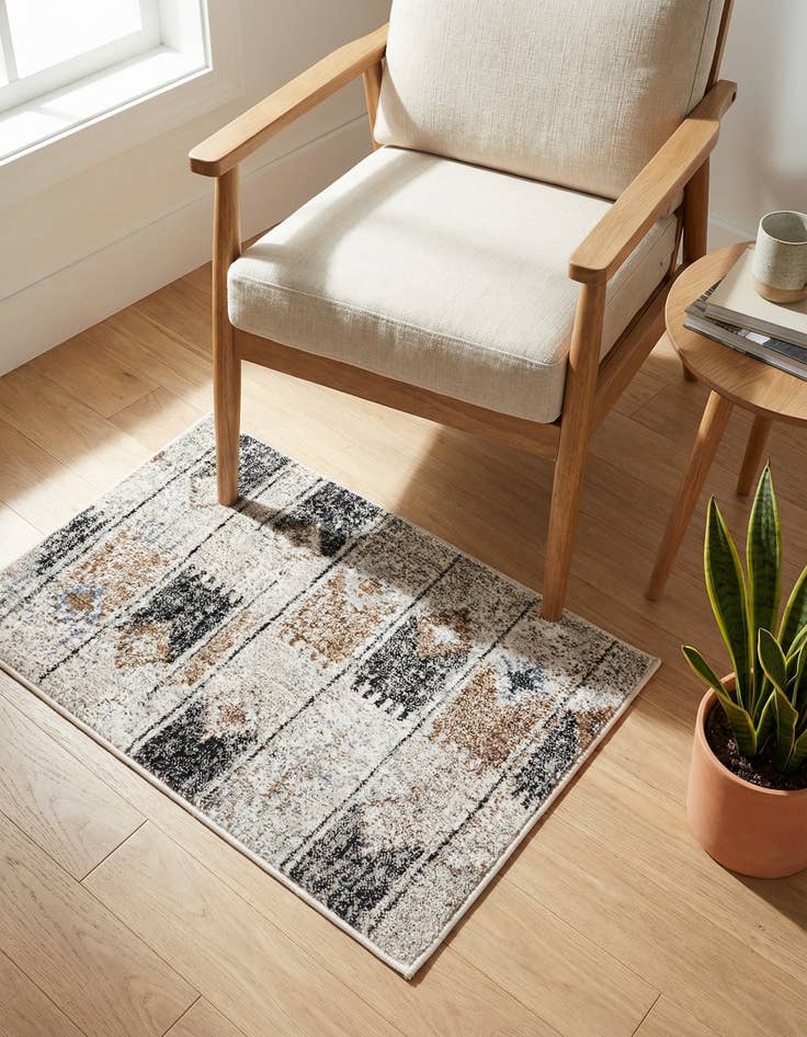 Detail image of 2' x 3' Eco Southwestern Rug