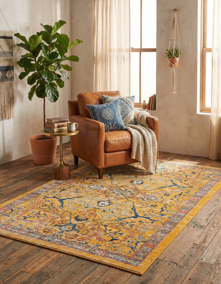 Detail image of 5' 3 x 8' Lola Rug