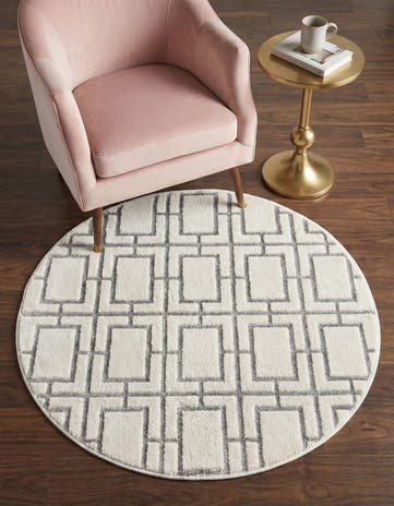 3' x 3' Marilyn Monroe™ Glam Deco Round Rug