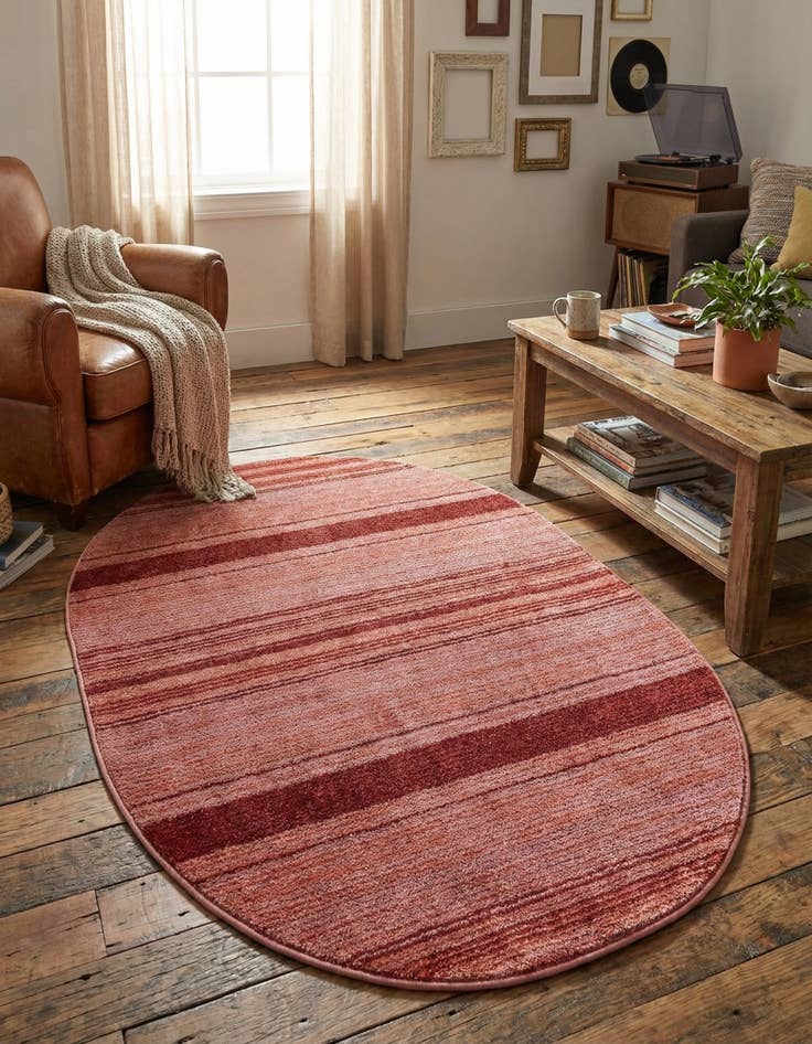 Detail image of  4' x 6' 3 Gemstone Oval Rug