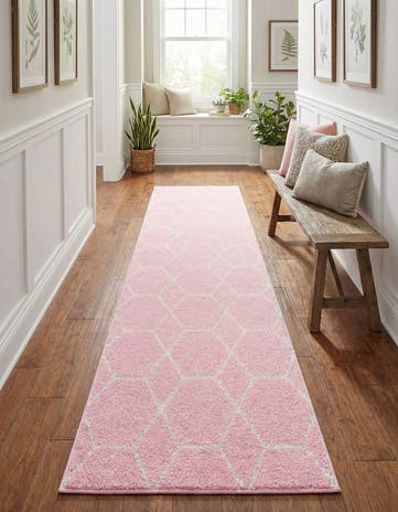 2' x 13' Trellis Frieze Runner Rug