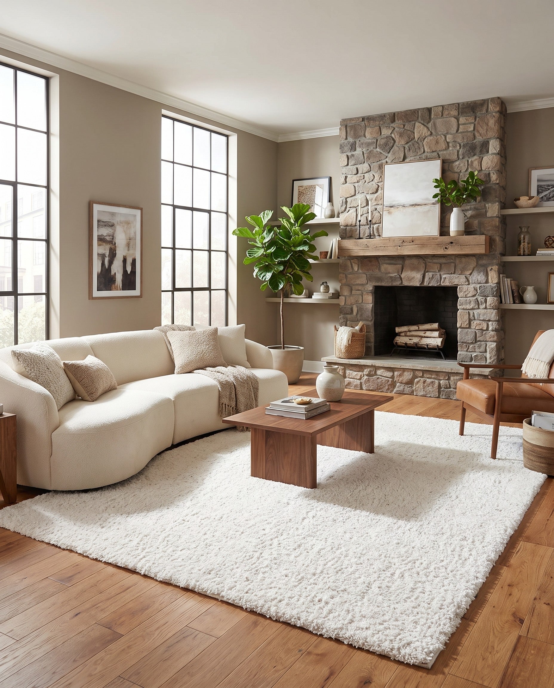9' x 12' Zermatt Shag Rug