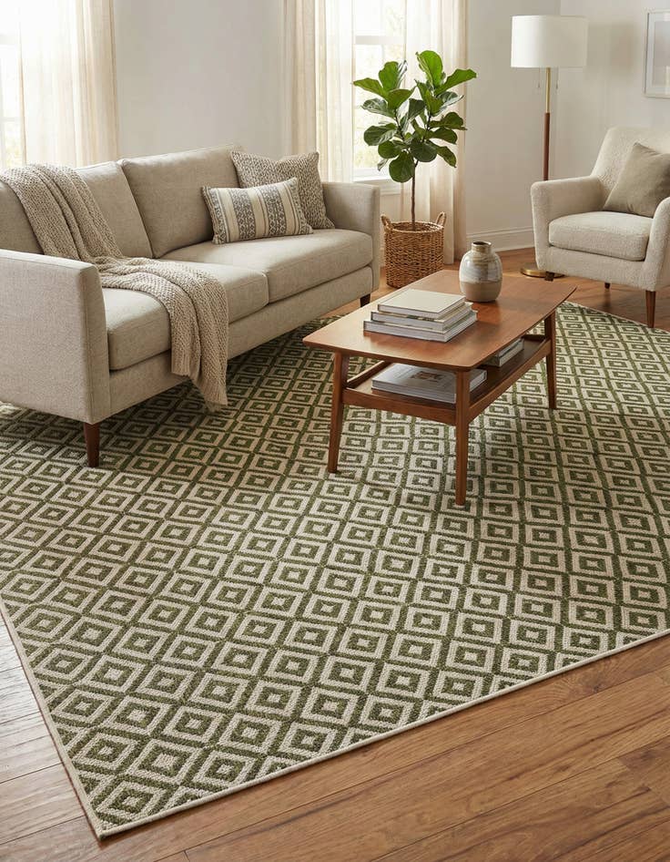 Detail image of 7' 10 x 10' Washable Jill Zarin Costa Rica Indoor / Outdoor Rug