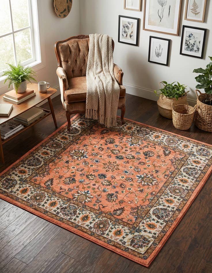 Detail image of 5' 3 x 5' 3 Medina Square Rug