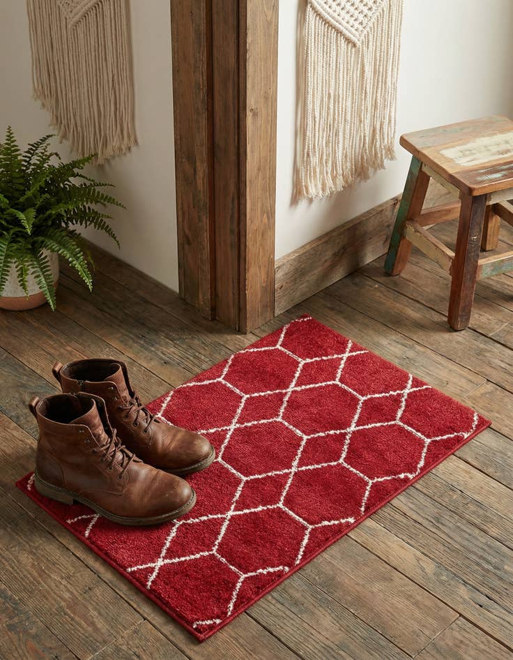 Detail image of 2' x 3' Trellis Frieze Rug
