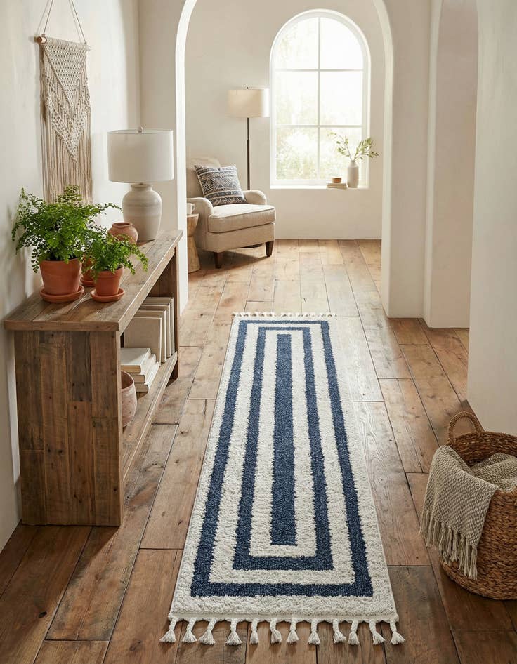 Detail image of 2' x 8' Boho Runner Rug