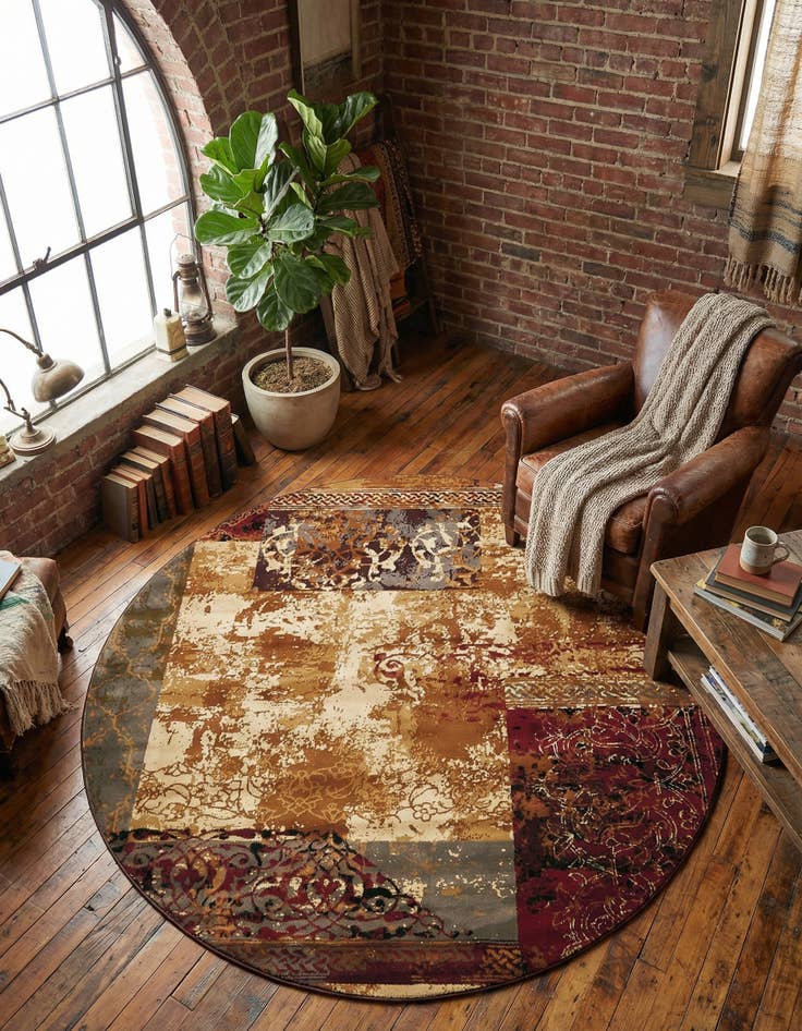 Detail image of 7' 10 x 7' 10 Cafe Round Rug