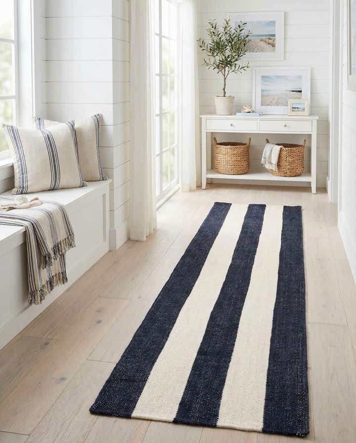 2' 7 x 12' Hand Woven Jill Zarin Hamptons Runner Rug