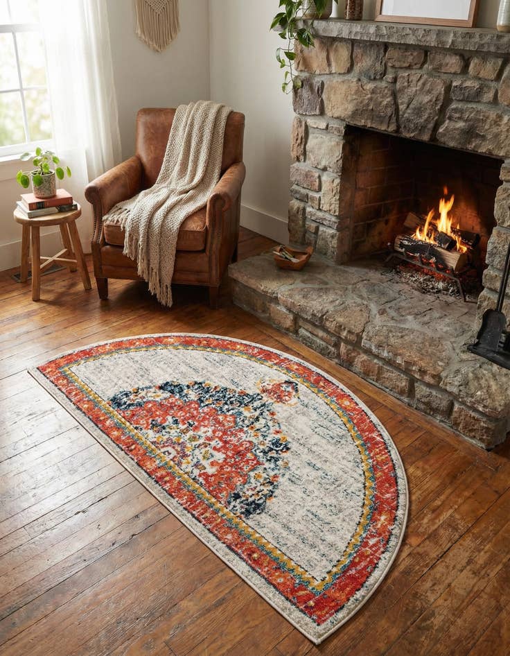 Detail image of 3' x 6' Carrington Hearth Rug